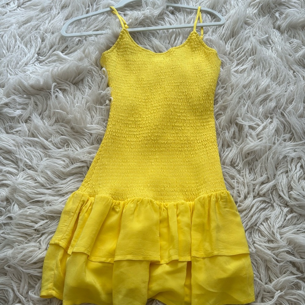 Lovers + Friends Yellow Dress